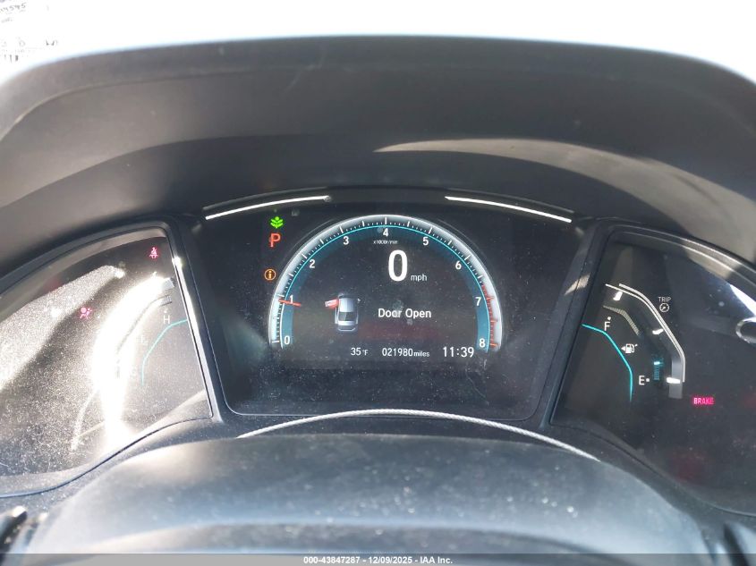 2020 Honda Civic Lx VIN: 2HGFC2F62LH515527 Lot: 43847287