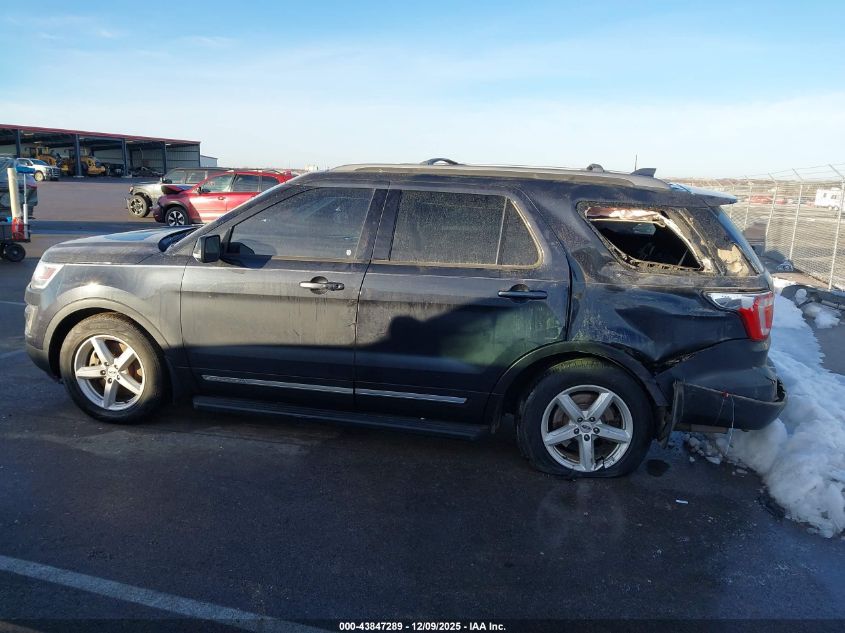2017 Ford Explorer Xlt VIN: 1FM5K8D86HGC32017 Lot: 43847289