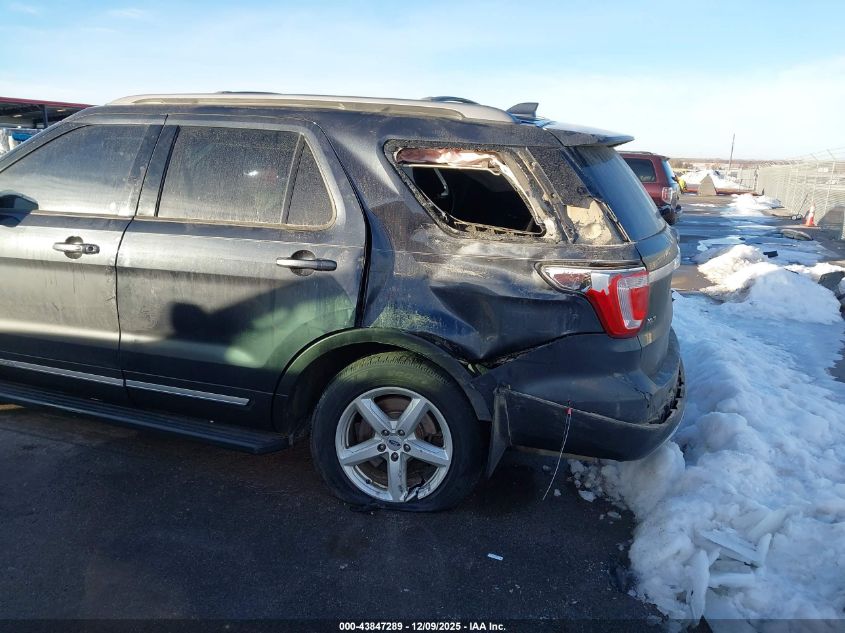 2017 Ford Explorer Xlt VIN: 1FM5K8D86HGC32017 Lot: 43847289