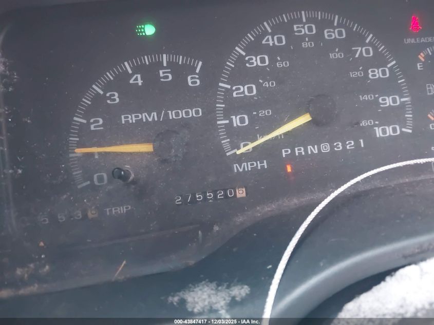 1997 Chevrolet Suburban 1500 VIN: 3GNFK16R5VG193532 Lot: 43847417