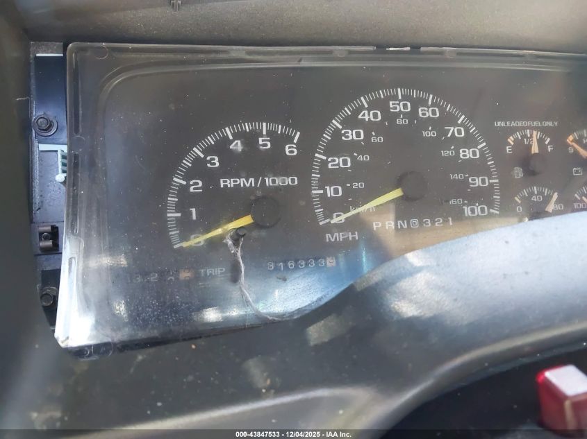 1999 Chevrolet Tahoe Lt VIN: 1GNEC13R5XJ551274 Lot: 43847533