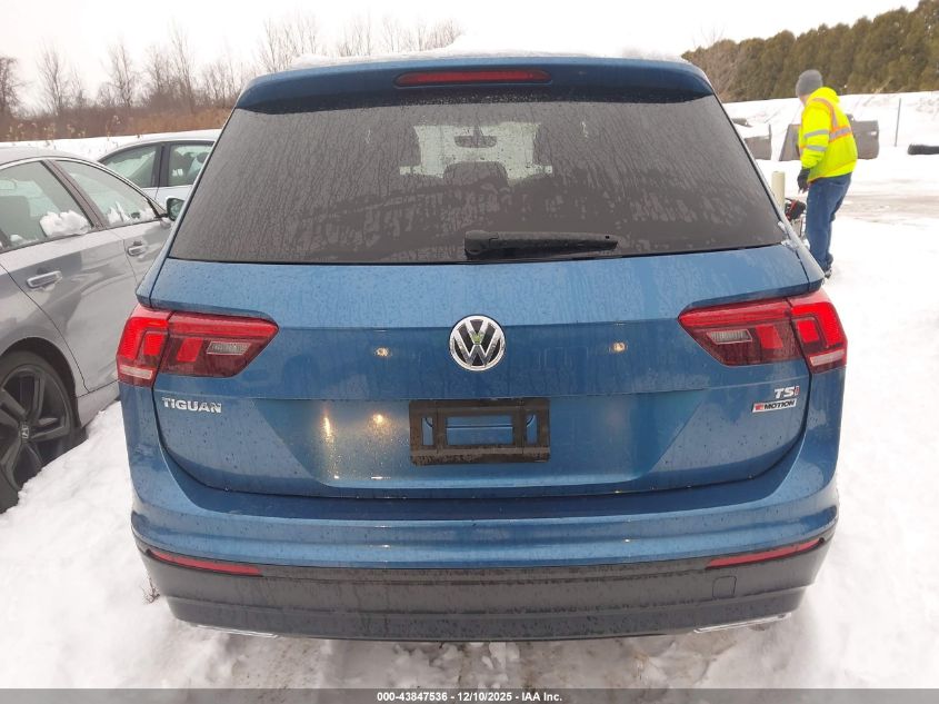2018 Volkswagen Tiguan 2.0T S VIN: 3VV0B7AX3JM091554 Lot: 43847536