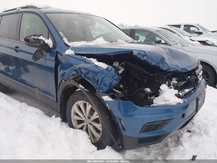 2018 Volkswagen Tiguan 2.0T S VIN: 3VV0B7AX3JM091554 Lot: 43847536