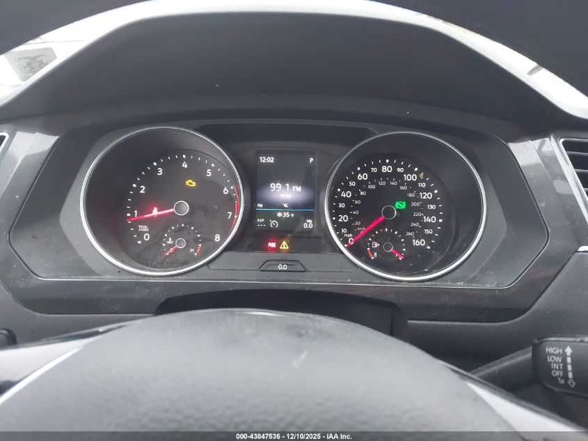 2018 Volkswagen Tiguan 2.0T S VIN: 3VV0B7AX3JM091554 Lot: 43847536