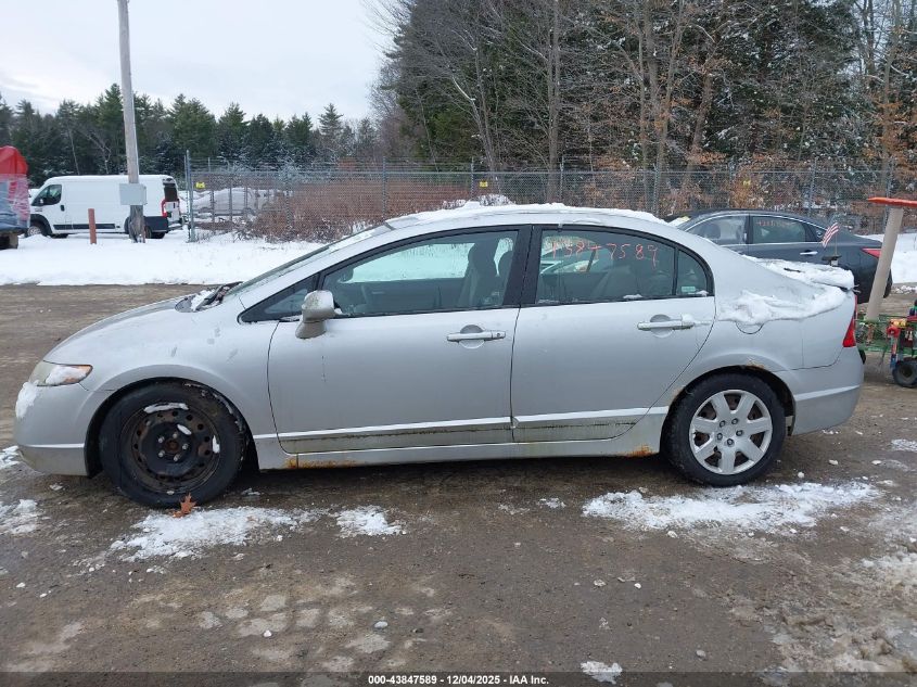 2007 Honda Civic Lx VIN: 2HGFA15567H316141 Lot: 43847589
