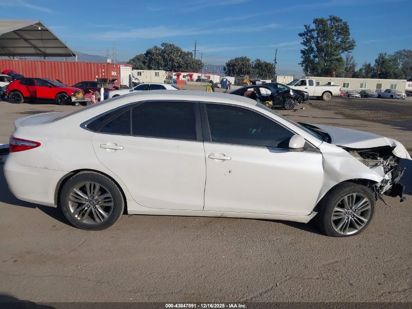 2015 Toyota Camry Se VIN: 4T1BF1FK2FU056492 Lot: 43847591