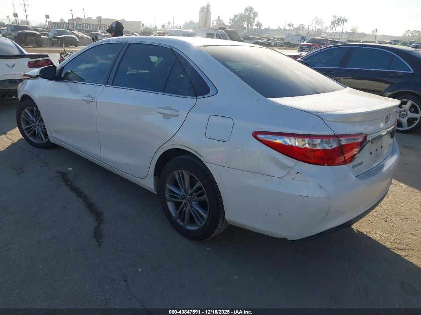 2015 Toyota Camry Se VIN: 4T1BF1FK2FU056492 Lot: 43847591