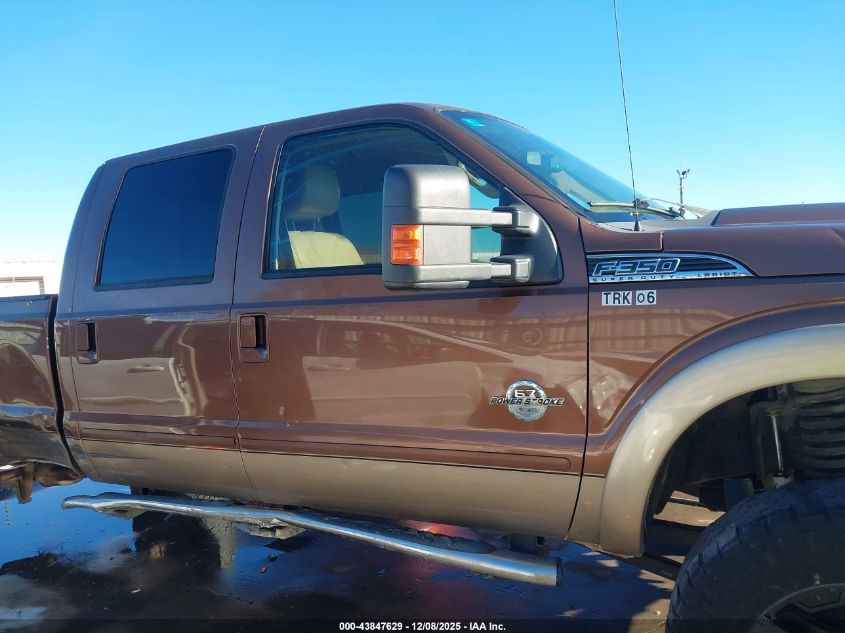 2011 Ford F-350 Lariat VIN: 1FT8W3BT1BEC10512 Lot: 43847629