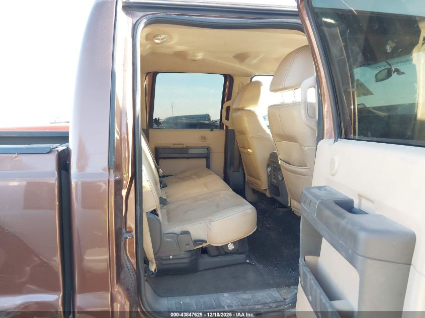 2011 Ford F-350 Lariat VIN: 1FT8W3BT1BEC10512 Lot: 43847629