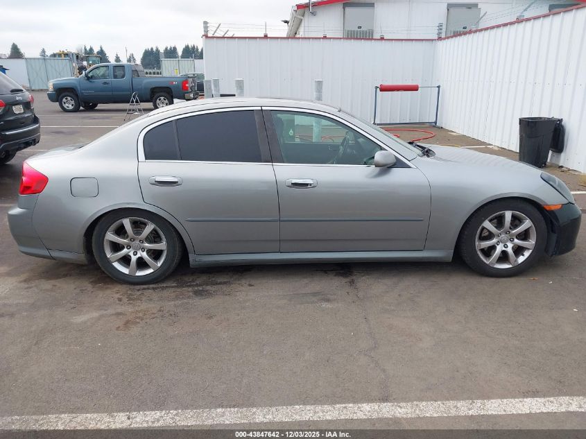 2006 Infiniti G35 VIN: JNKCV51E16M517751 Lot: 43847642