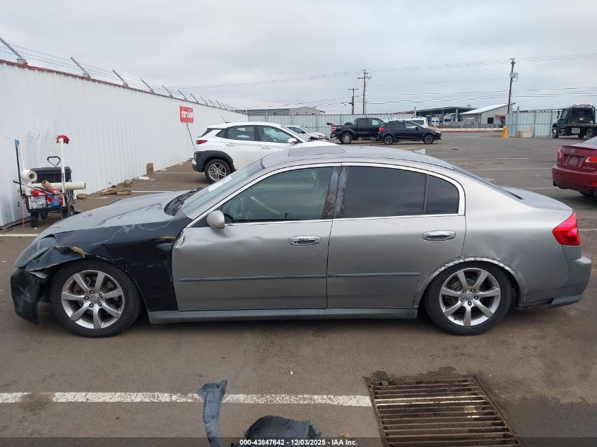 2006 Infiniti G35 VIN: JNKCV51E16M517751 Lot: 43847642