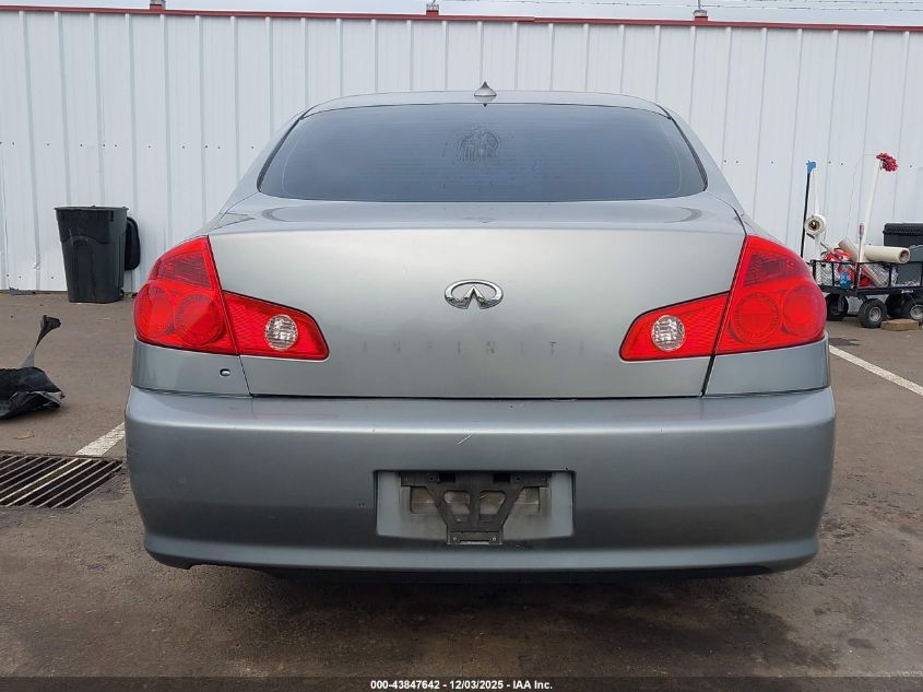 2006 Infiniti G35 VIN: JNKCV51E16M517751 Lot: 43847642