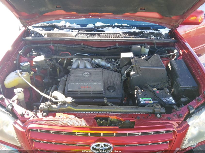 2003 Toyota Highlander V6 VIN: JTEHF21A530142882 Lot: 43847680