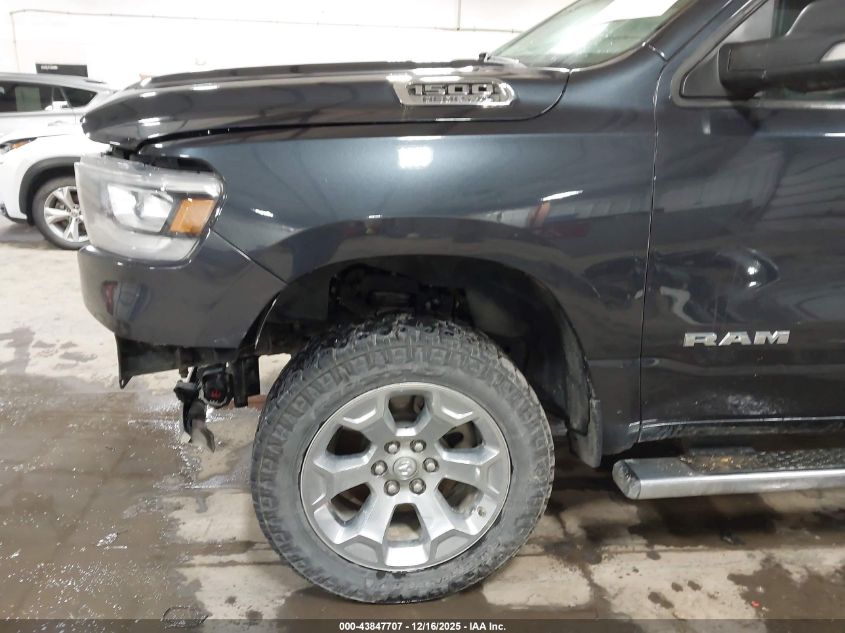 2019 Ram 1500 Big Horn/Lone Star 4X4 5'7 Box VIN: 1C6SRFFT7KN578581 Lot: 43847707