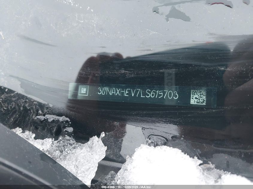 2020 Chevrolet Equinox Fwd Ls VIN: 3GNAXHEV7LS615703 Lot: 43847710