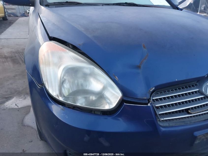 2006 Hyundai Accent Gls VIN: KMHCN46CX6U033737 Lot: 43847728