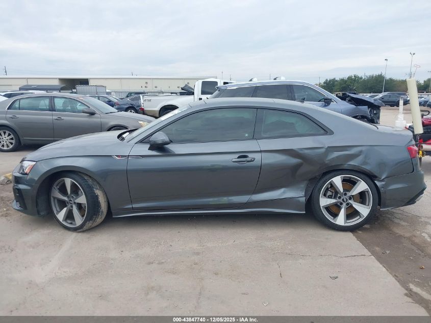 2021 Audi A5 Prestige 45 Tfsi Quattro S Tronic VIN: WAUUAAF52MA047082 Lot: 43847740