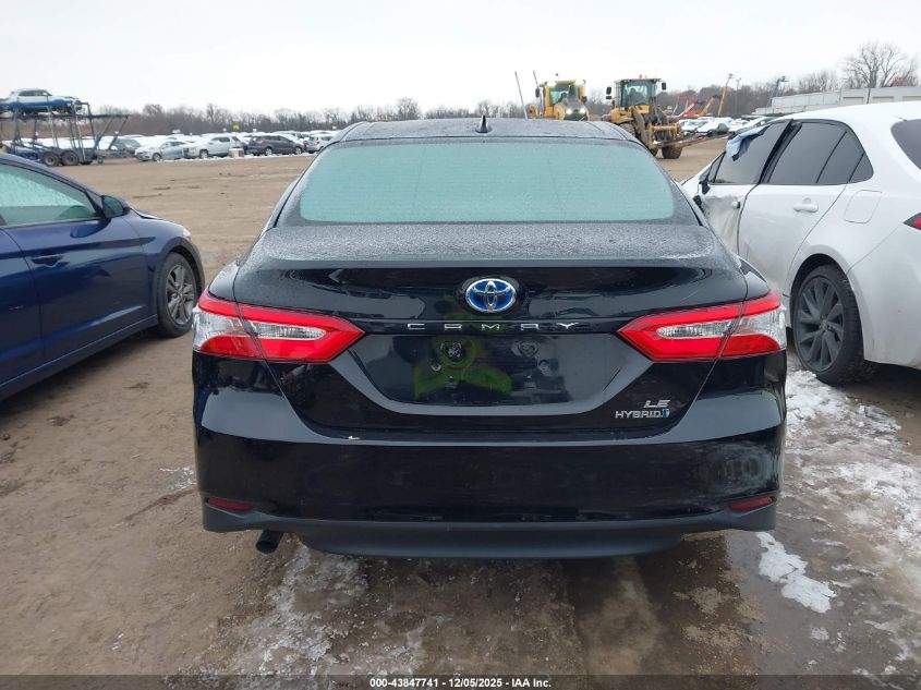 2019 Toyota Camry Hybrid Le VIN: 4T1B31HK8KU006177 Lot: 43847741