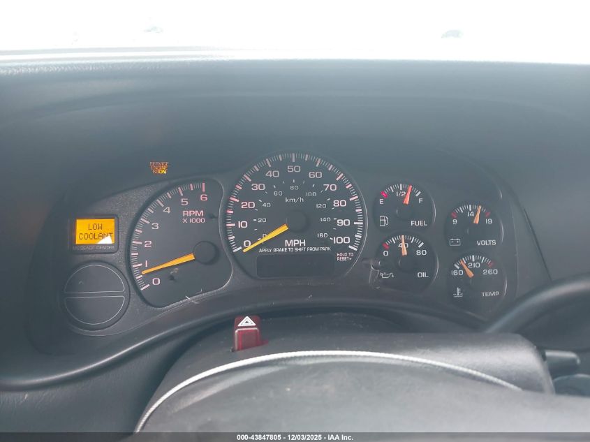 2001 Chevrolet Silverado 1500 Ls VIN: 1GCEK19T61E120702 Lot: 43847805