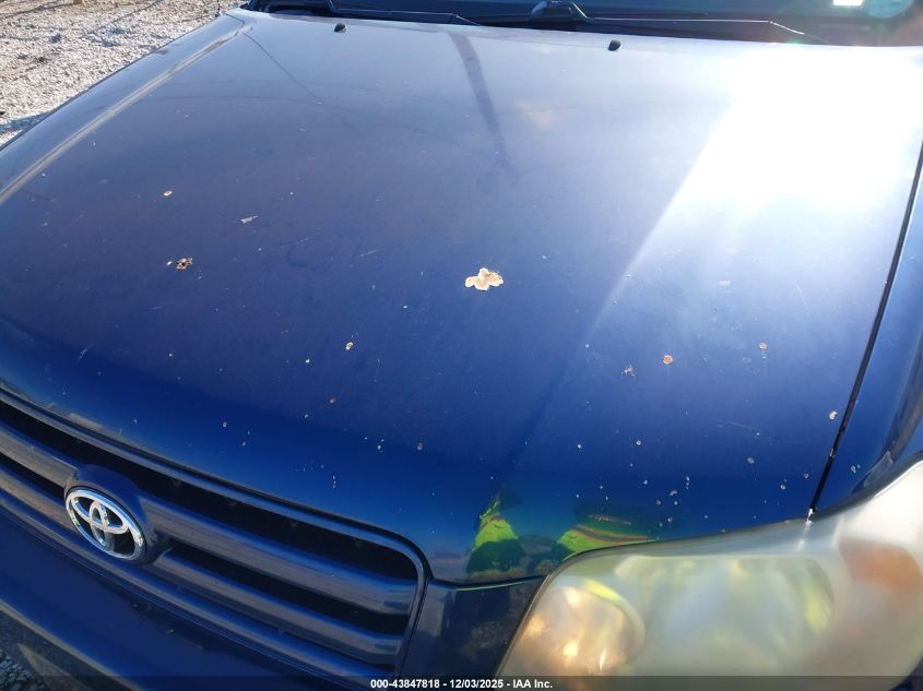 2005 Toyota Highlander V6 VIN: JTEEP21A550104961 Lot: 43847818