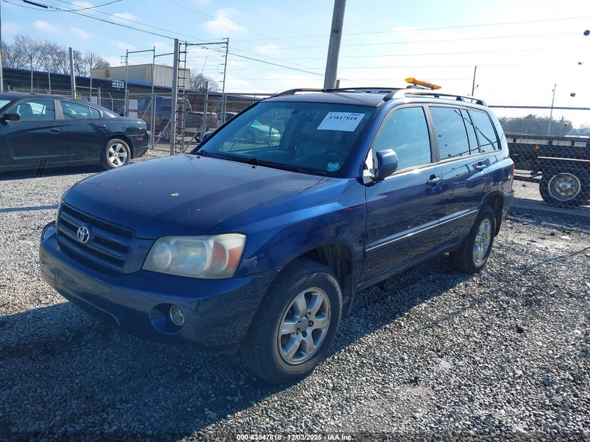 JTEEP21A550104961 2005 TOYOTA HIGHLANDER photo no. 2