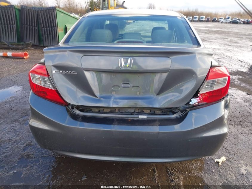 2012 Honda Civic Ex-L VIN: 2HGFB2F93CH315611 Lot: 43847820