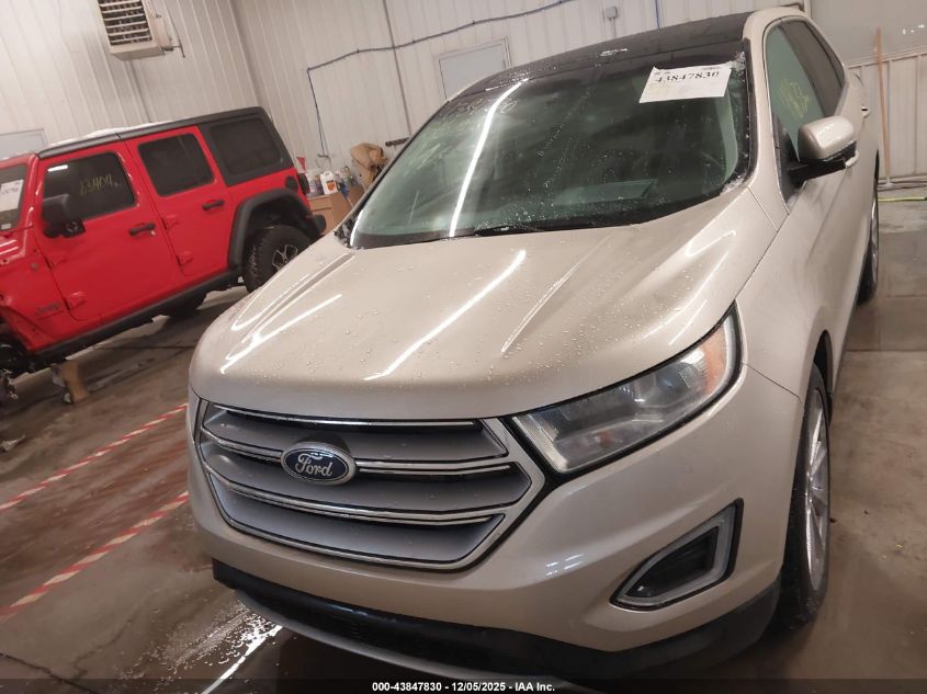 2017 Ford Edge Titanium VIN: 2FMPK4K86HBB55676 Lot: 43847830