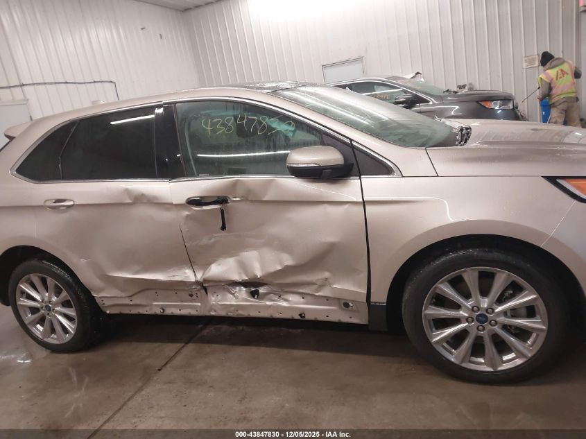 2017 Ford Edge Titanium VIN: 2FMPK4K86HBB55676 Lot: 43847830