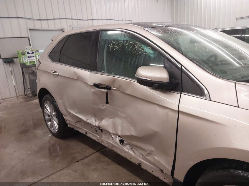 2017 Ford Edge Titanium VIN: 2FMPK4K86HBB55676 Lot: 43847830