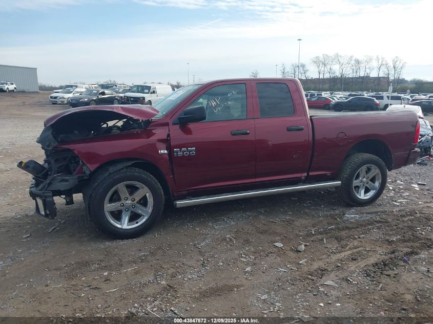 2017 Ram 1500 Express 4X4 6'4 Box VIN: 1C6RR7FT0HS539572 Lot: 43847872