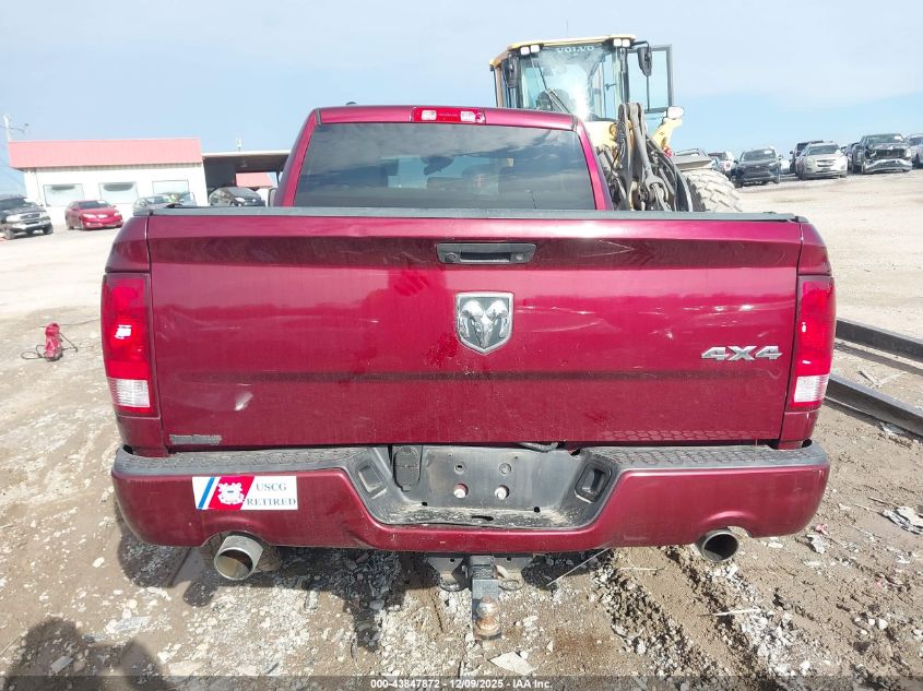 2017 Ram 1500 Express 4X4 6'4 Box VIN: 1C6RR7FT0HS539572 Lot: 43847872