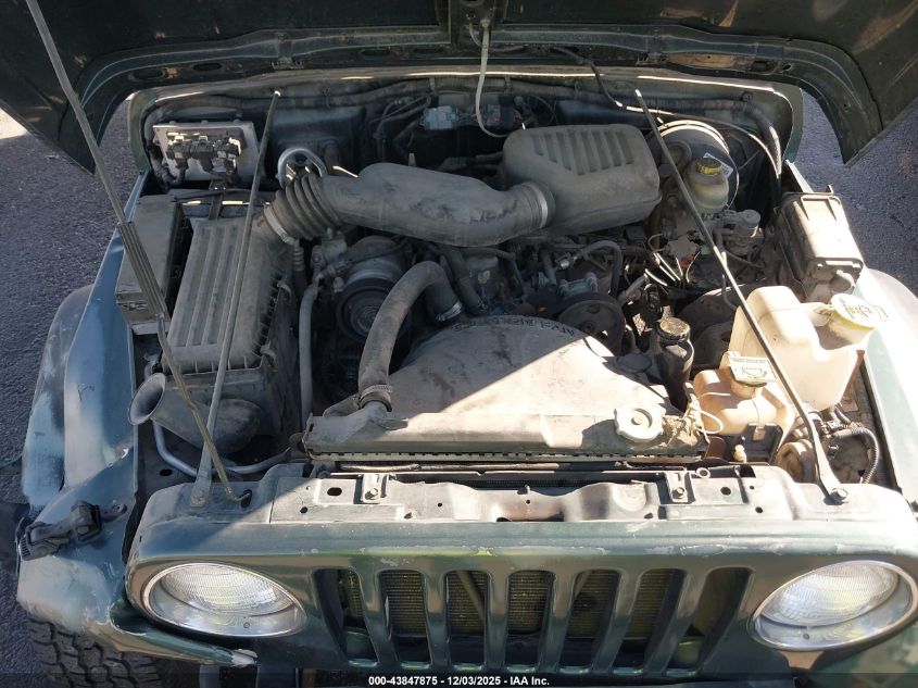 2000 Jeep Wrangler Se VIN: 1J4FA29P9YP785909 Lot: 43847875