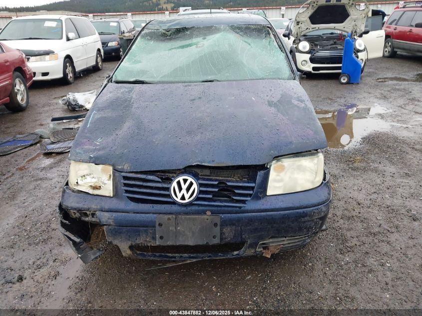 2003 Volkswagen Jetta Gls 2.0L VIN: 3VWSK69M43M142202 Lot: 43847882
