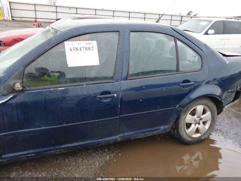 2003 Volkswagen Jetta Gls 2.0L VIN: 3VWSK69M43M142202 Lot: 43847882