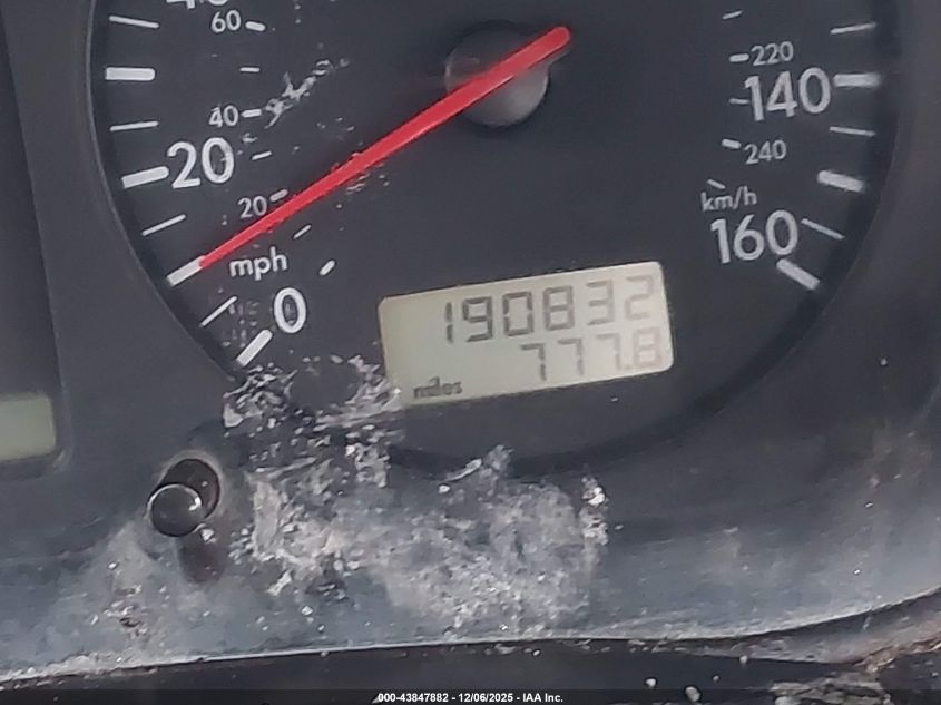 2003 Volkswagen Jetta Gls 2.0L VIN: 3VWSK69M43M142202 Lot: 43847882