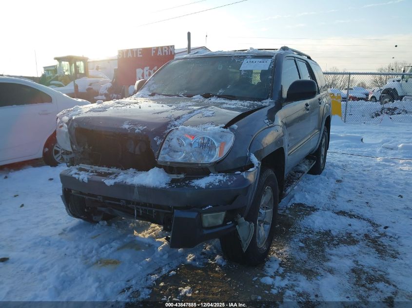 2005 Toyota 4Runner Sr5 V6 VIN: JTEZU14R350054180 Lot: 43847885