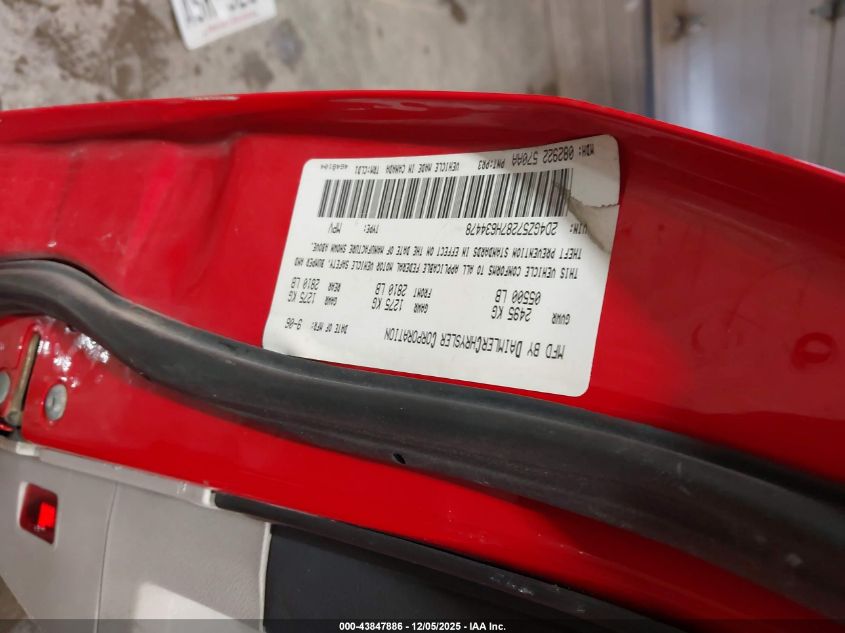 2007 Dodge Magnum Rt VIN: 2D4GZ57287H634478 Lot: 43847886