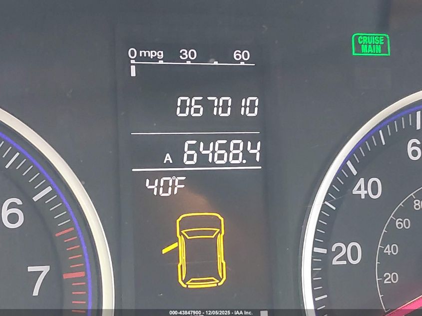 2007 Honda Cr-V Ex-L VIN: 5J6RE487X7L013259 Lot: 43847900