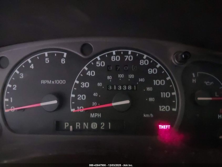 2001 Mazda B3000 Ds/Se VIN: 4F4YR16U31TM21582 Lot: 43847908