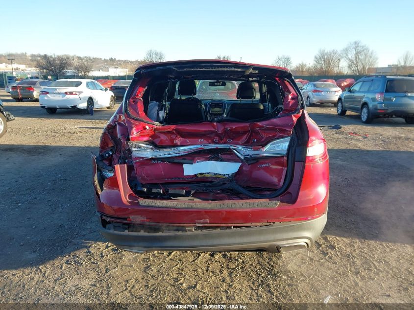 2018 Lincoln Mkx Premiere VIN: 2LMPJ8JR9JBL38018 Lot: 43847925