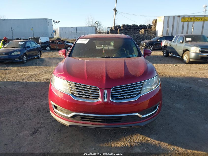 2018 Lincoln Mkx Premiere VIN: 2LMPJ8JR9JBL38018 Lot: 43847925