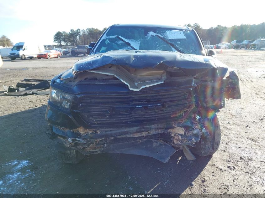 2019 Ram 1500 Big Horn/Lone Star 4X4 5'7 Box VIN: 1C6SRFFT4KN687547 Lot: 43847931