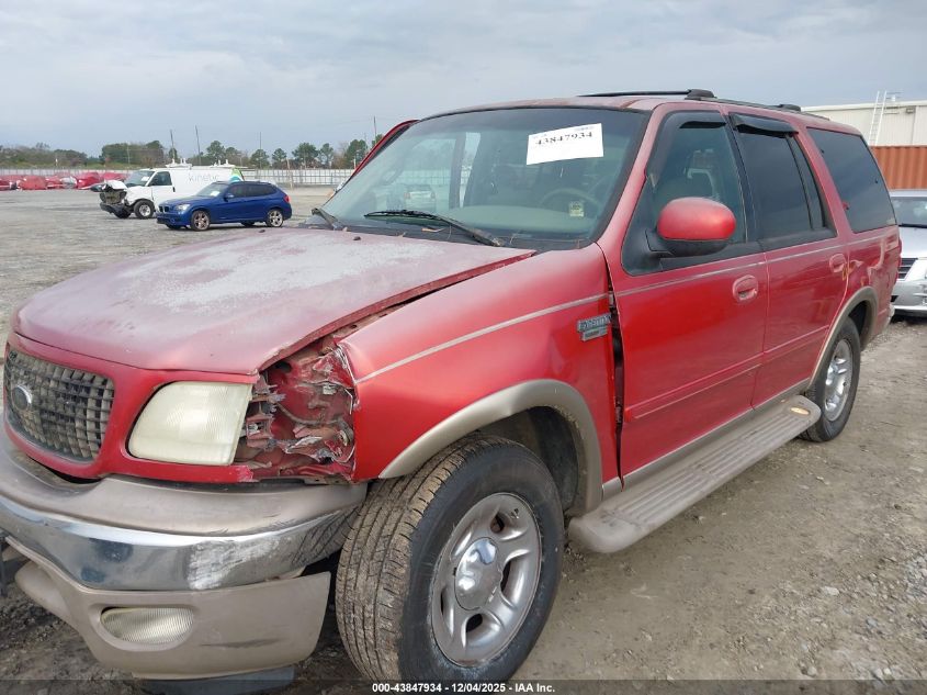 2002 Ford Expedition Eddie Bauer VIN: 1FMRU17W92LA99362 Lot: 43847934