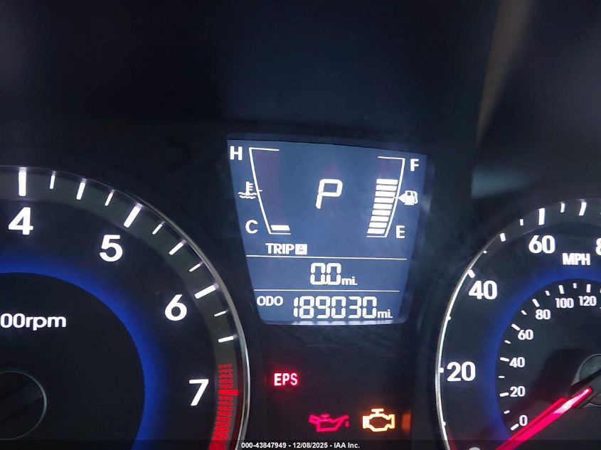 2012 Hyundai Accent Gls VIN: KMHCT4AE2CU250273 Lot: 43847949