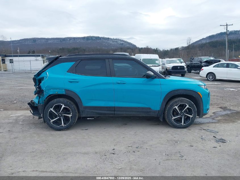2021 Chevrolet Trailblazer Awd Rs VIN: KL79MUSL6MB068238 Lot: 43847953