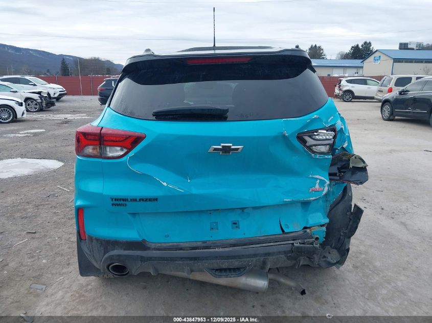 2021 Chevrolet Trailblazer Awd Rs VIN: KL79MUSL6MB068238 Lot: 43847953