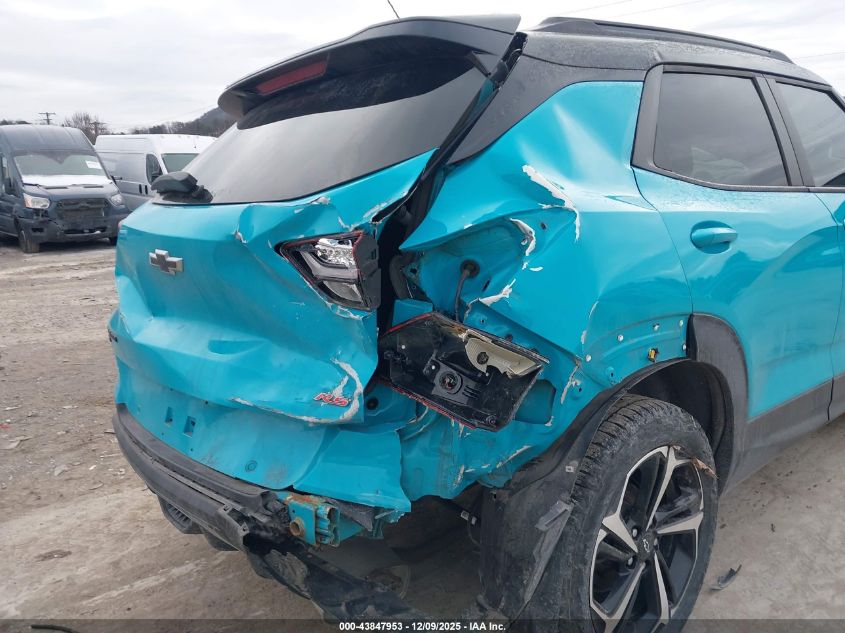 2021 Chevrolet Trailblazer Awd Rs VIN: KL79MUSL6MB068238 Lot: 43847953