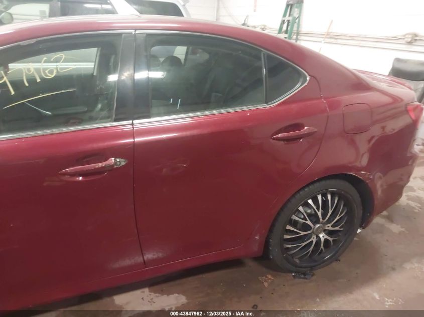 2006 Lexus Is 250 VIN: JTHBK262962018497 Lot: 43847962