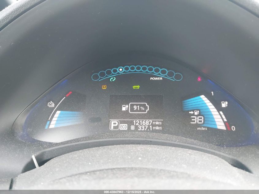 2013 Nissan Leaf Sv VIN: 1N4AZ0CP5DC411116 Lot: 43847963