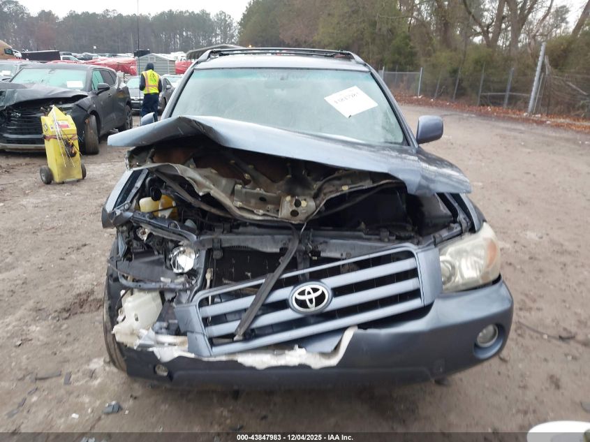 2006 Toyota Highlander VIN: JTEGD21A560145268 Lot: 43847983